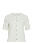 Vila Viamy O-Neck 2/4 Cardigan Vit