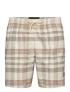 Lyle & Scott Tartan Resort Swimshort Beige