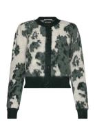 Scotch & Soda Jacquard Crew Neck Cardigan Grön