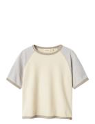Lil'Atelier Nmmnunan Ss Loose Top Lil Kräm