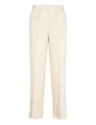 GANT Linen Blend Pull On Pants Beige