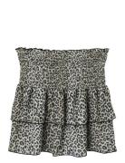 LMTD Nlfleosandy Short Skirt Brun