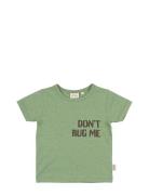 Petit Piao T-Shirt S/S Motif Grön