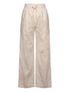 GANT Cotton Linen Pants Beige