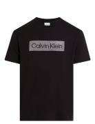 Calvin Klein Textured Embroidery T-Shirt Svart