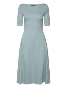 Lauren Ralph Lauren Refined Stretch 1X1-Dress Blå