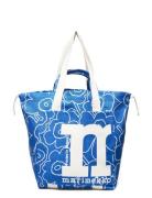 Marimekko Mono City Tote Piirto Unikko Blå