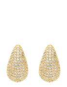 By Jolima Corinne Crystal Small Earring Gold Guld