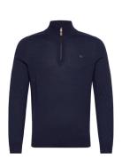 Morris Merino John Zip Marinblå