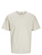 Jack & J S Jjjake Tampa Pocket Tee Ss Crew Neck Kräm