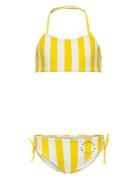 Kids Only Kogholiday Rouching Bikini Set Acc Gul