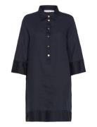 BUSNEL Ninette Solid Dress Marinblå