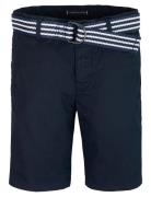 Tommy Hilfiger Woven Belted Short Marinblå