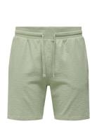 ONLY & SONS Onskian Life Reg Seersucker Shorts Noos Grön