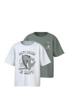 Name It Nmmvagno 2P Ss Loose Top Grön