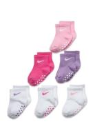 Nike 6Q-6Pk Quarter Sock Rosa