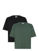 Weekday 2-Pack Boxy T-Shirt Svart