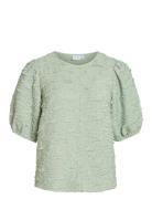 Vila Visophia O-Neck 2/4 Top/Dc Grön