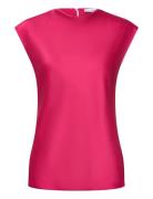 Mango Satin Blouse With Draped Neck Rosa