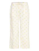 Lindex Trousers Pyjama Seersucker Vit