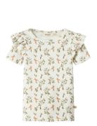 Lil'Atelier Nmflavo Evo Ss Slim Top Lil Kräm