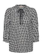 FREE/QUENT Blouse From Freequent In A Soft Material With Jacquard Patt...