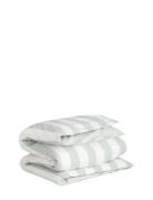GANT Percale Stripe Double Duvet Grön