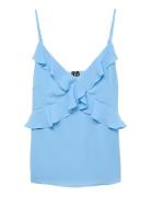 Vero Moda Vmamina Singlet Frill Top Wvn Exp Blå