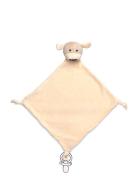 Geggamoja Velour Blanket Yellow Lion Kräm