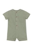 Fixoni Romper Ss Woven Grön