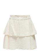 Kids Only Kogthyra Life Layered Skirt Wvn Kräm