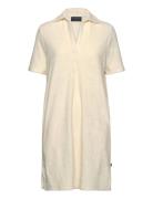 Lexington Clothing Organic Cotton Terry Polo Dress Kräm