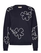FREE/QUENT Fqnale-Pullover Marinblå