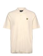 Lyle & Scott Ribbed Polo Shirt Kräm