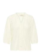 Cream Crrubby Lace Shirt Kräm