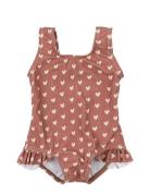 Petit Piao Swimsuit Butterfly Printed Rosa