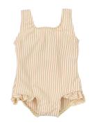 Petit Piao Swimsuit Butterfly Printed Gul