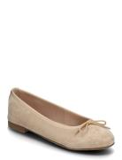 Bianco Biamadison Ballerina Suede Vit