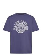 Ralph Lauren Kids Logo Cotton Jersey Tee Blå