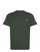 Fred Perry Crew Neck T-Shirt Khaki Green