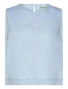 Pieszak Pd-Drew Denim Top Blå