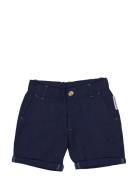 Geggamoja Linen Shorts Marinblå