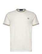 Fred Perry Twin Tipped T-Shirt Vit