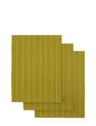 House Doctor Tea Towels, Hdcook, Mustard Grön