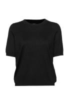 Lindex Finstrikket Top Svart