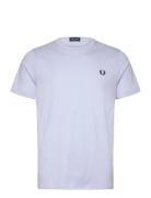 Fred Perry Crew Neck T-Shirt Blå