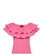 Cras Flouncecras Top Rosa