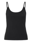 Gina Tricot Basic Strap Singlet Svart