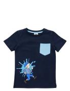 Martinex Stänk T-Shirt Marinblå