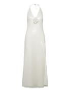 Bardot Aradia Sequin Halter Dress Vit